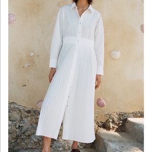 Zara Poplin Shirt Dress